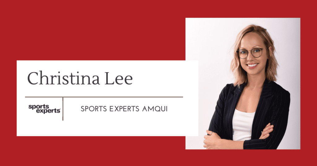 Christina Lee, franchisée du Sports Experts Amqui